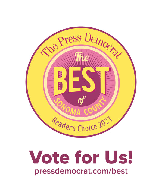 Vote for us! 2021 The Best of Sonoma County!
